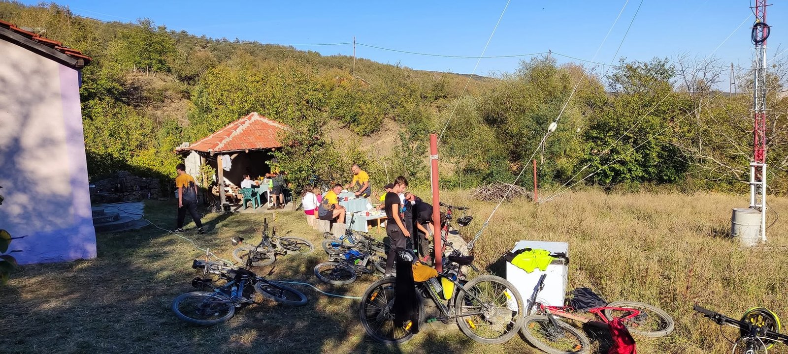Cycling club gathering at Mi Casita