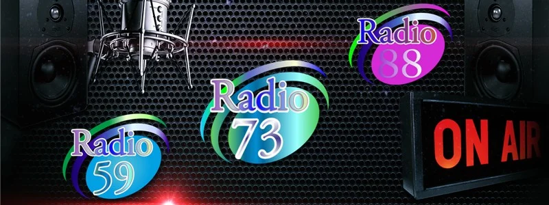 Radio 59, Radio 73, Radio 88 banner